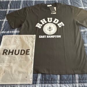 Rhude Black Graphic T-Shirt for Men SIZE XL